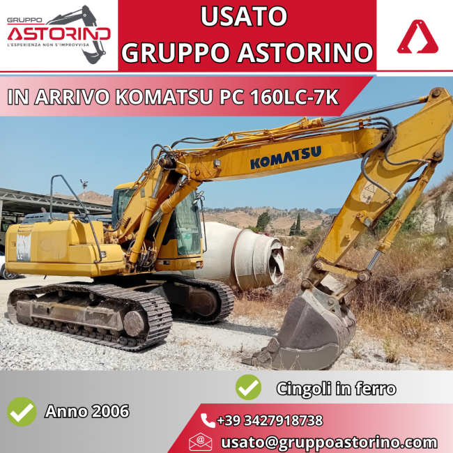 Escavatore cingolato Komatsu PC160 LC-7K