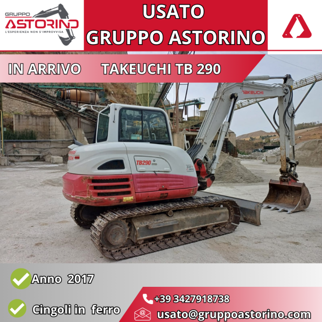 Midiescavatore Takeuchi TB290