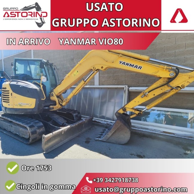 Midiescavatore Yanmar VIO80