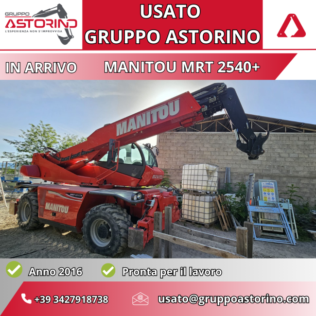 Sollevatore telescopico MANITOU MRT 2540+