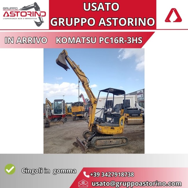 Miniescavatore Komatsu PC16R-3HS