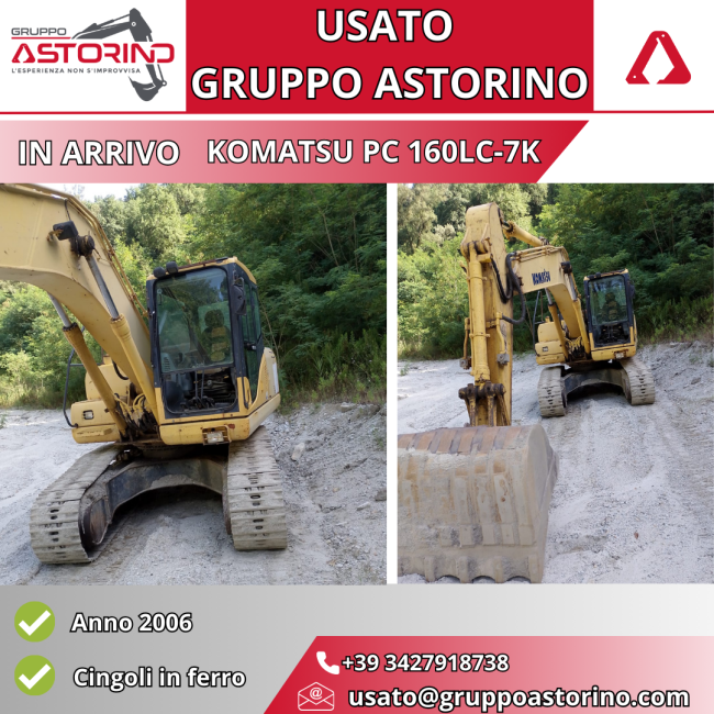 Escavatore cingolato Komatsu PC160LC-7K