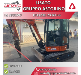 Miniescavatore Hitachi ZX26U-6