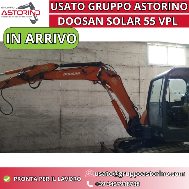 Miniescavatore DOOSAN SOLAR 55 VPL