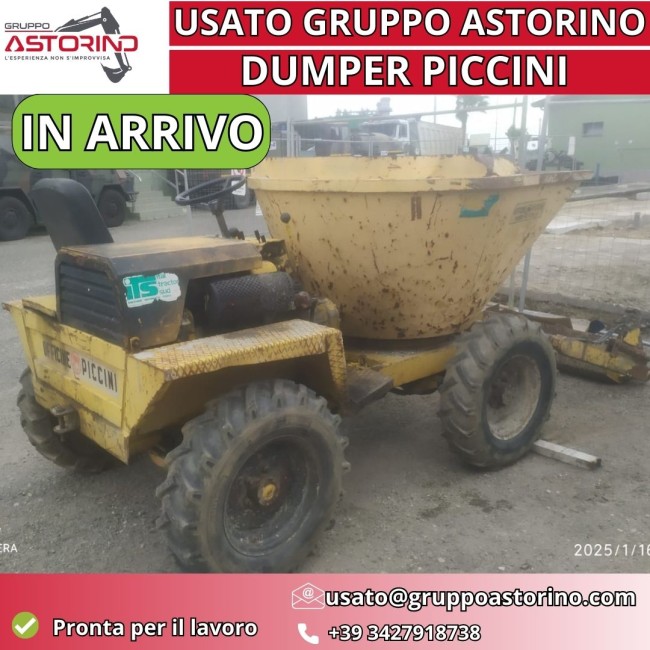 Dumper gommato piccini